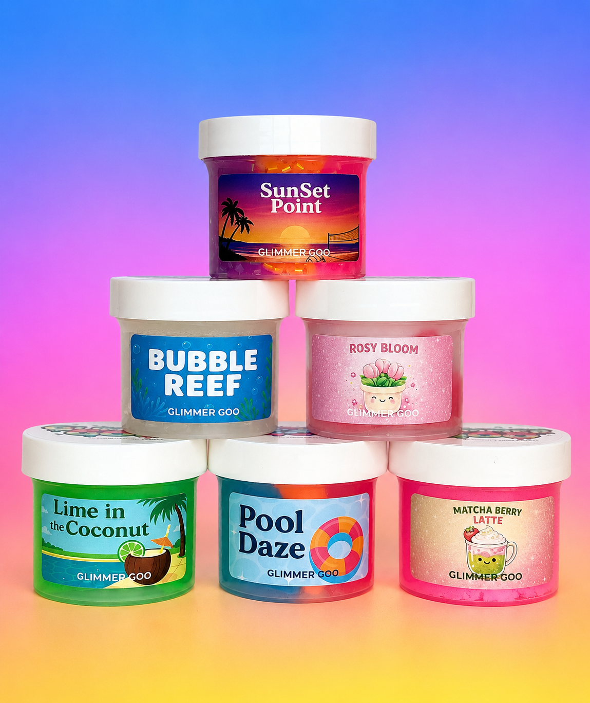 Build Your Own Mini Slime Sampler