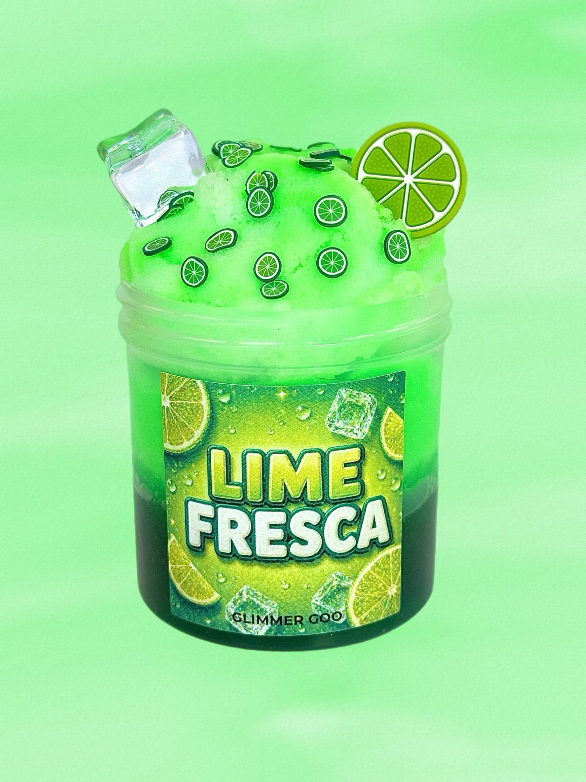 NEW! Lime Fresca | Clear & Icee Slime | Lime Sugar Scented Slime