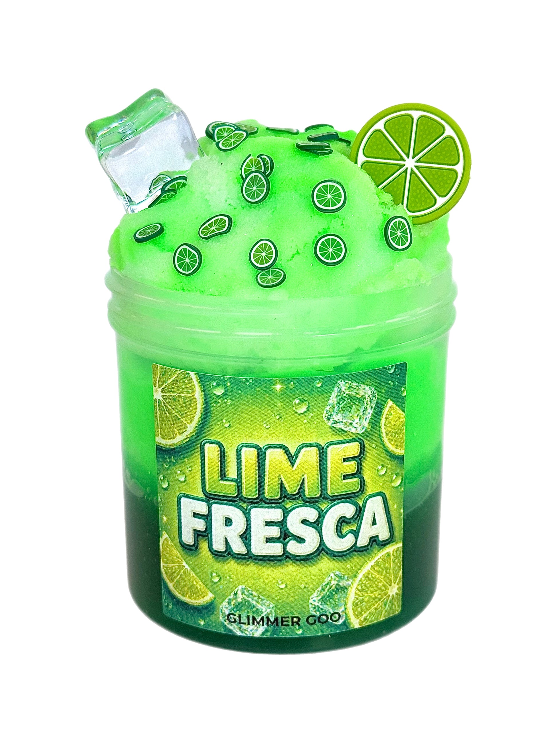 NEW! Lime Fresca | Clear & Icee Slime | Lime Sugar Scented Slime