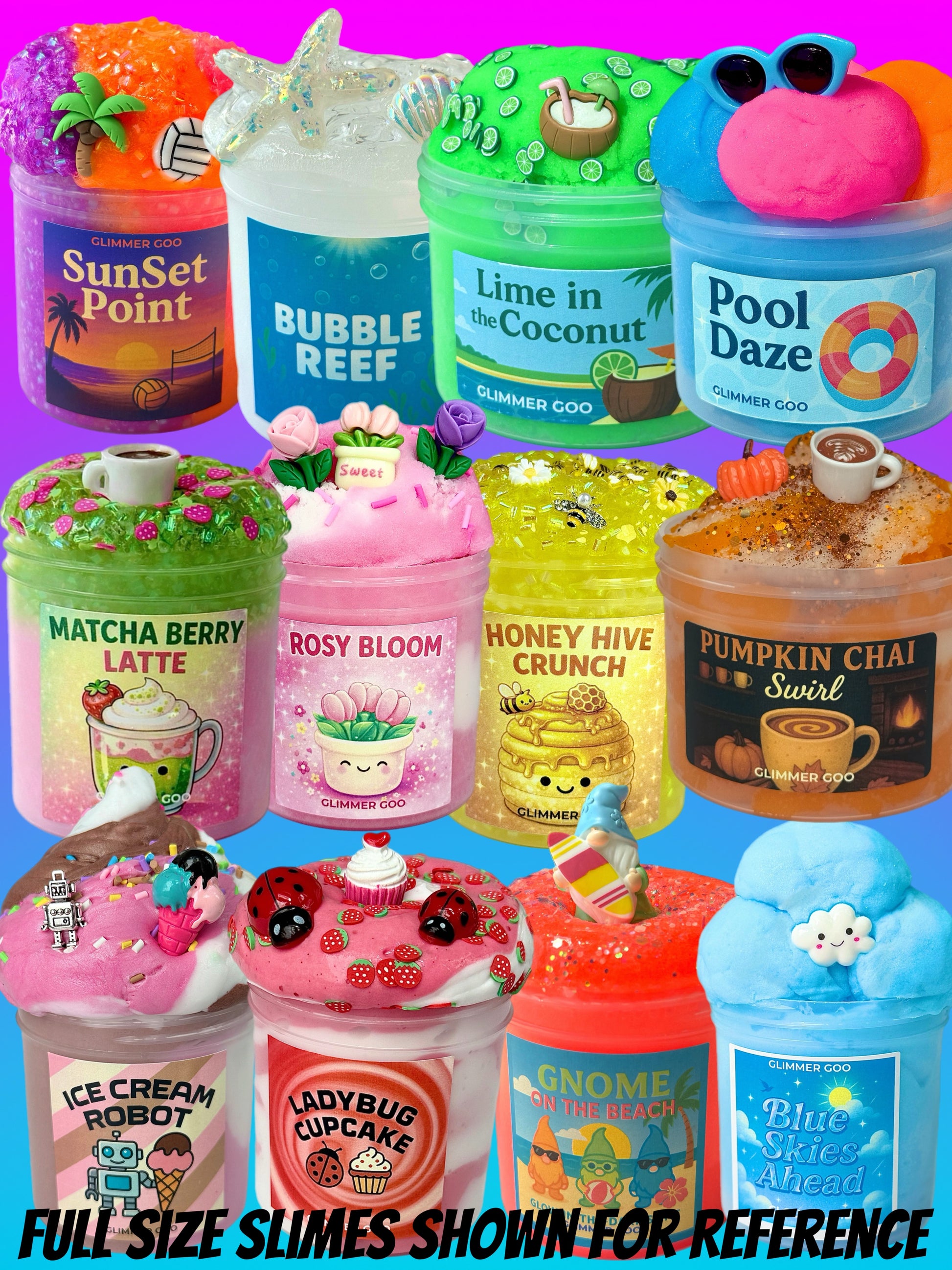 Build Your Own Mini Slime Sampler