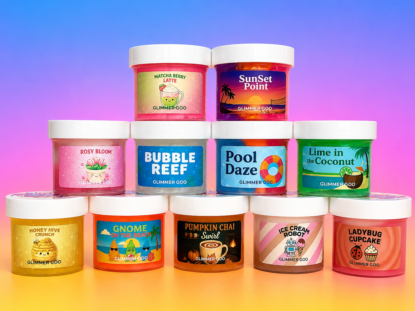 Build Your Own Mini Slime Sampler