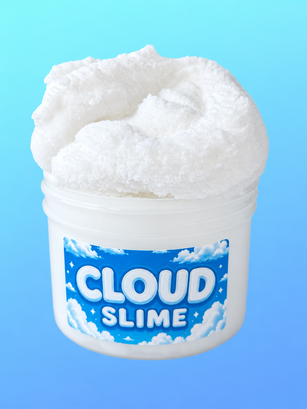 Plain White Cloud Slime – 8 oz