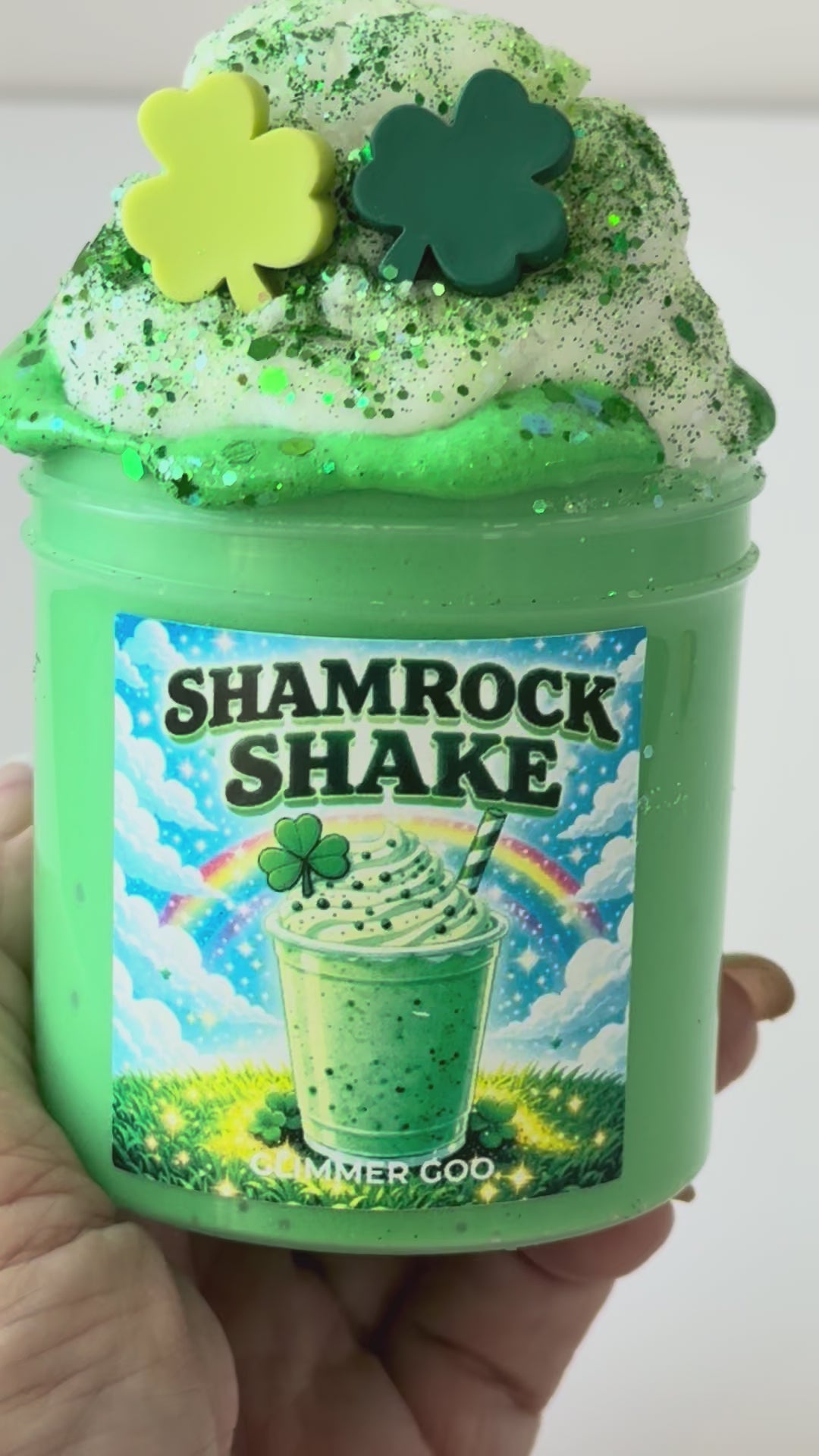 NEW! Shamrock Shake | Butter & Cloud Slime | Peppermint Whip Scent