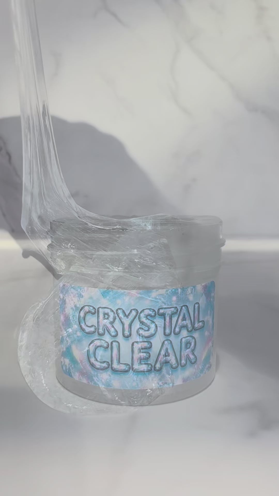 Crystal Clear Slime | DIY Slime Party Favors | Clear Slime for Decorating | Birthday Goodie Bag Fillers